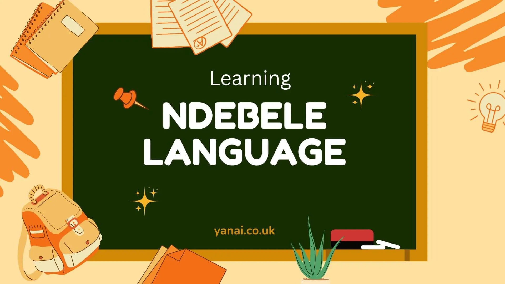 Infographic showing common Ndebele greetings with pronunciation