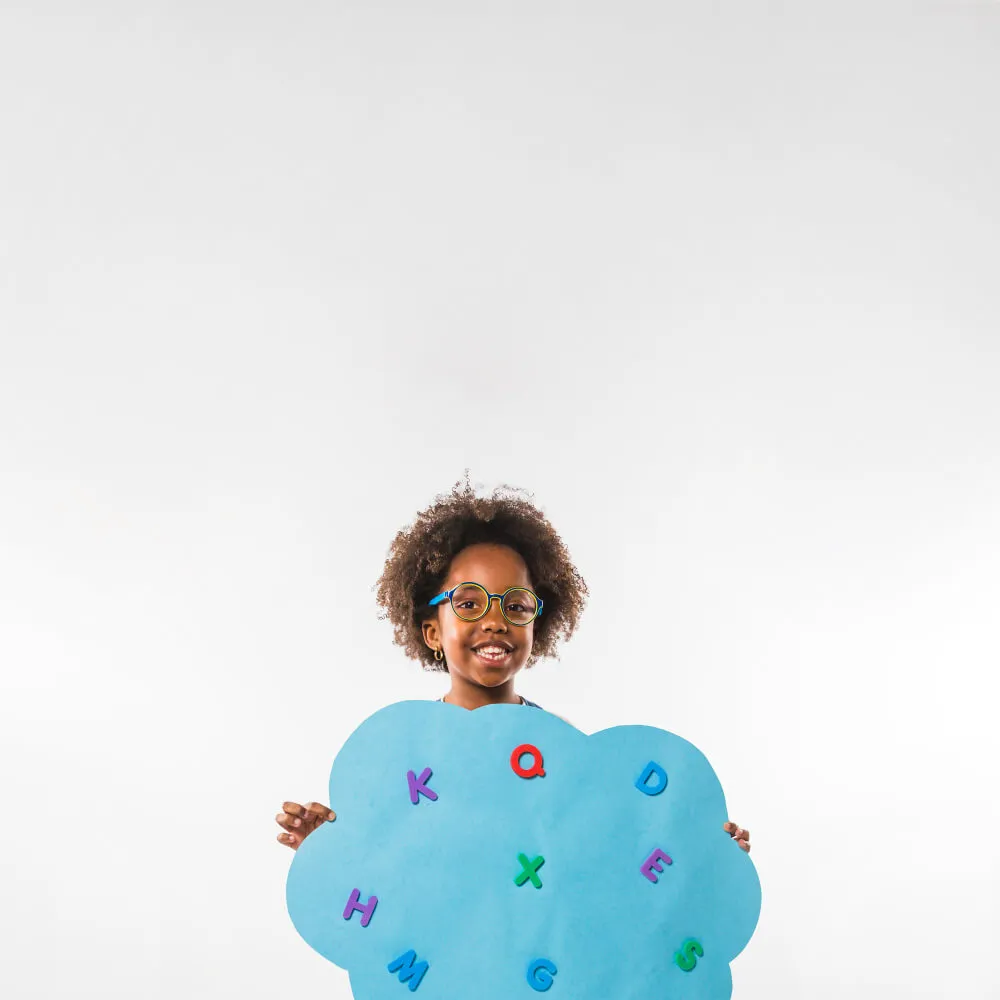 User practicing pronunciation with visual feedback